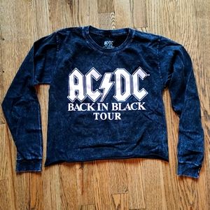 XS AC⚡ DC Crop top